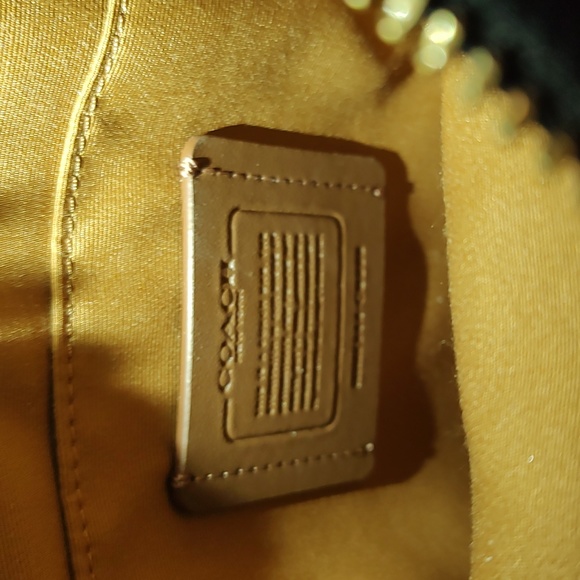 NWT Coach Sullivan Xbody in leather and denim - Picture 5 of 12